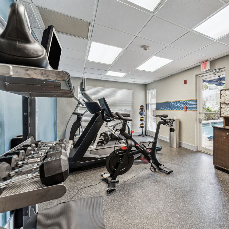Fort Lauderdale Hotel with well equipped gym center